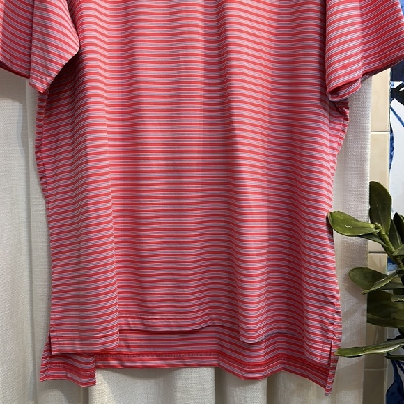 Men’s Fairway & Greene Striped Polyester & Spandex Golf Polo Size XL - Picture 3 of 8